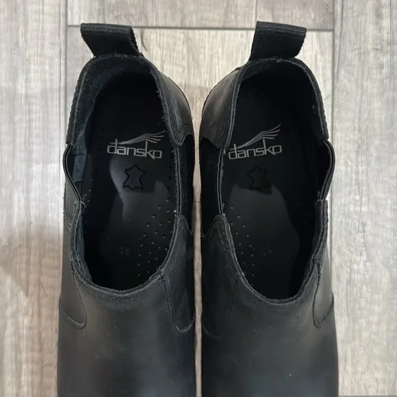 Dansko Black Oiled Leather Frankie Boot. Size 39 - Picture 4 of 9